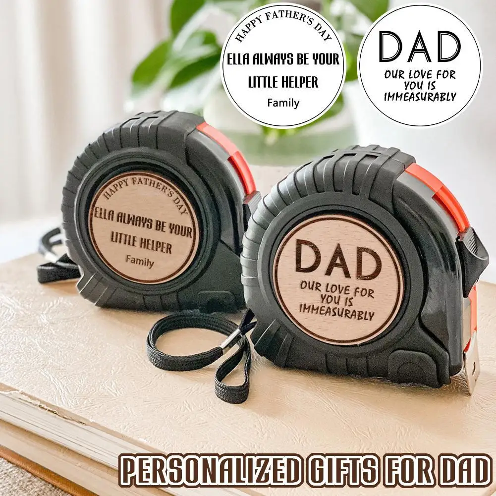

Personalized Tape Measure For Man Custom Name In Two DesignsThe Best Gift For Father