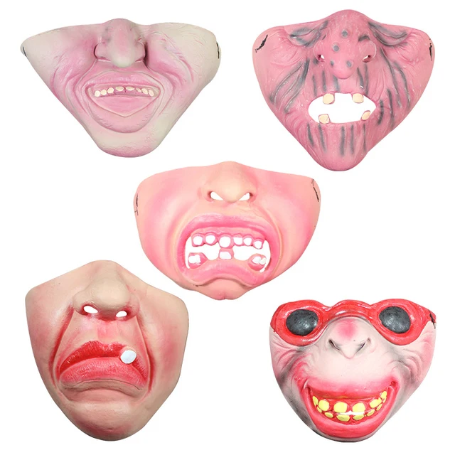 환경 및 무독성 고무 마스크로 높은 품질의 성인 파티 및 할로윈 장식에 완벽한 라텍스 광대 마스크