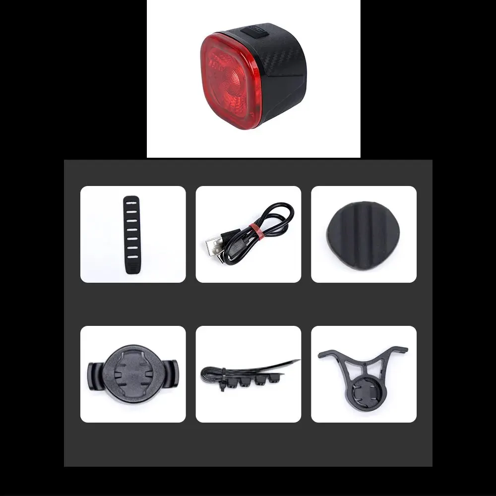 ضوء فرامل الدراجة الذكي IPx6 الضوء الخلفي من النوع...