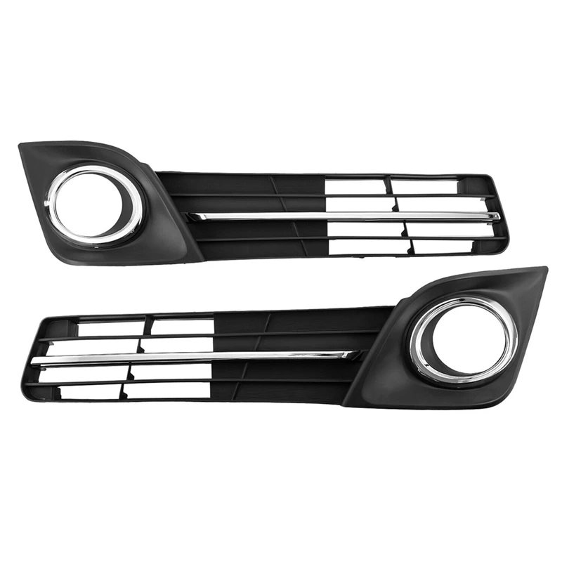 1 Set Front Bumper Lower Grille Fog Light Cover Bezel Set TO1036129 52127-06290 52128-06290 For TOYOTA CAMRY 2012-2014 Parts