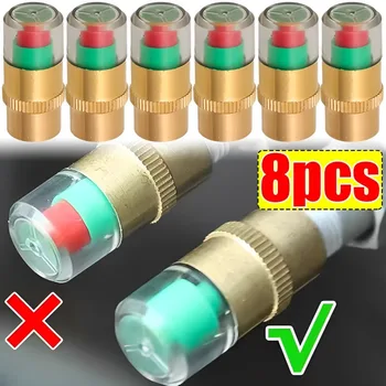 Sensori di monitoraggio della pressione dei pneumatici per auto Tappo di avviso dell'aria dei pneumatici Auto Camion Manometro dell'aria Monitoraggio dell'avviso Accessori per valvole dei pneumatici