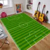 Green Soccer Field Carpet for Children's Room Game Large Area Rug Luxury Home Decor Non-Slip Children's Playmat Play Home Decor 2