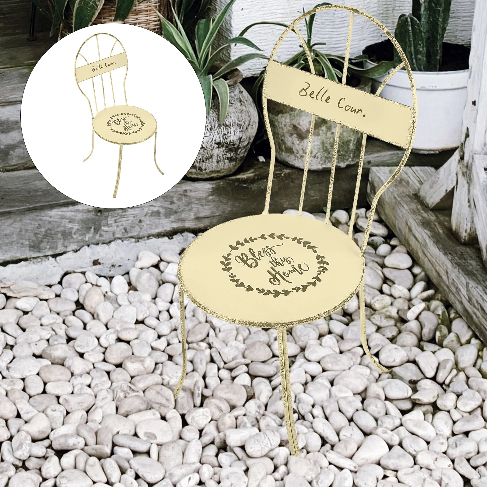 

House Chair Furniture Miniature Chair Desktop Ornament Party Accessory