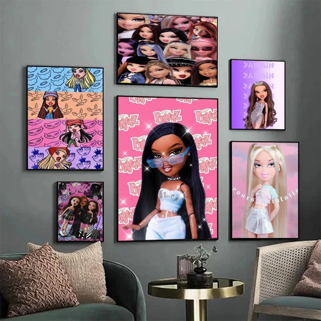 Bratz Doll Poster Sticky Posters Retro Kraft Paper Sticker DIY Room Bar  Cafe Aesthetic Art Wall Painting - AliExpress