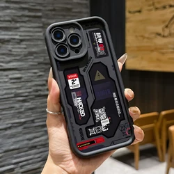 Fashion Mecha Style Soft Phone Case Cover for OPPO Reno13 F 5G (JTB - 21Y603125J1)