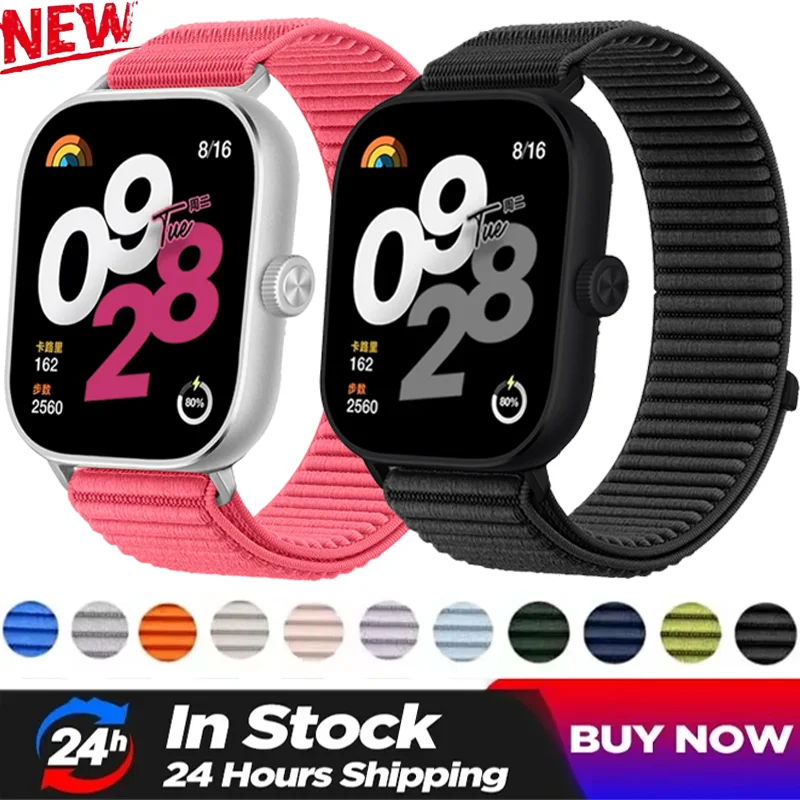 Breathable Nylon Braided Loop Sports Bracelet Band
