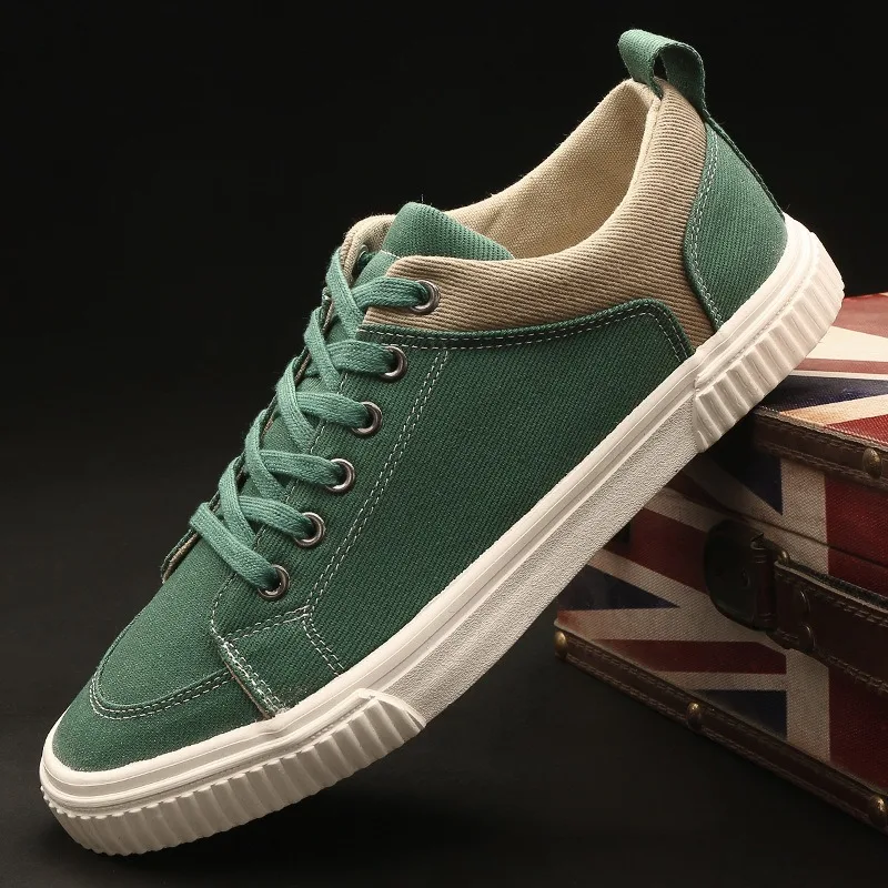Men's Canvas Shoes Fashion Outdoor Casual Shoe 2025New Breathable Sneakers Luxury Vulcanize Shoes for Men Skateboard Shoes Tenis - 3