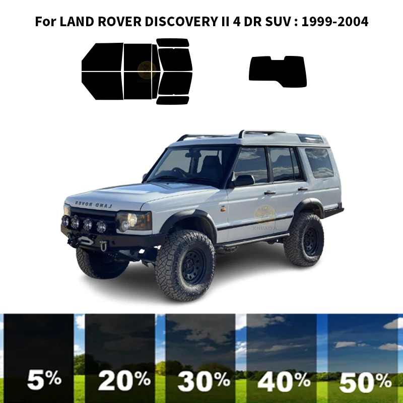 

Precut nanoceramics car UV Window Tint Kit Automotive Window Film For LAND ROVER DISCOVERY II 4 DR SUV 1999-2004