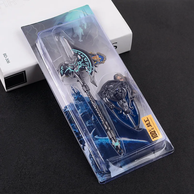 

Набор игрушек WOW, металлический подарок, 15 см, модель оружия, Лич Кинг, Frostmourne, Орда, Альянс, игра, косплей, реквизит, сувениры, коробка, посылка