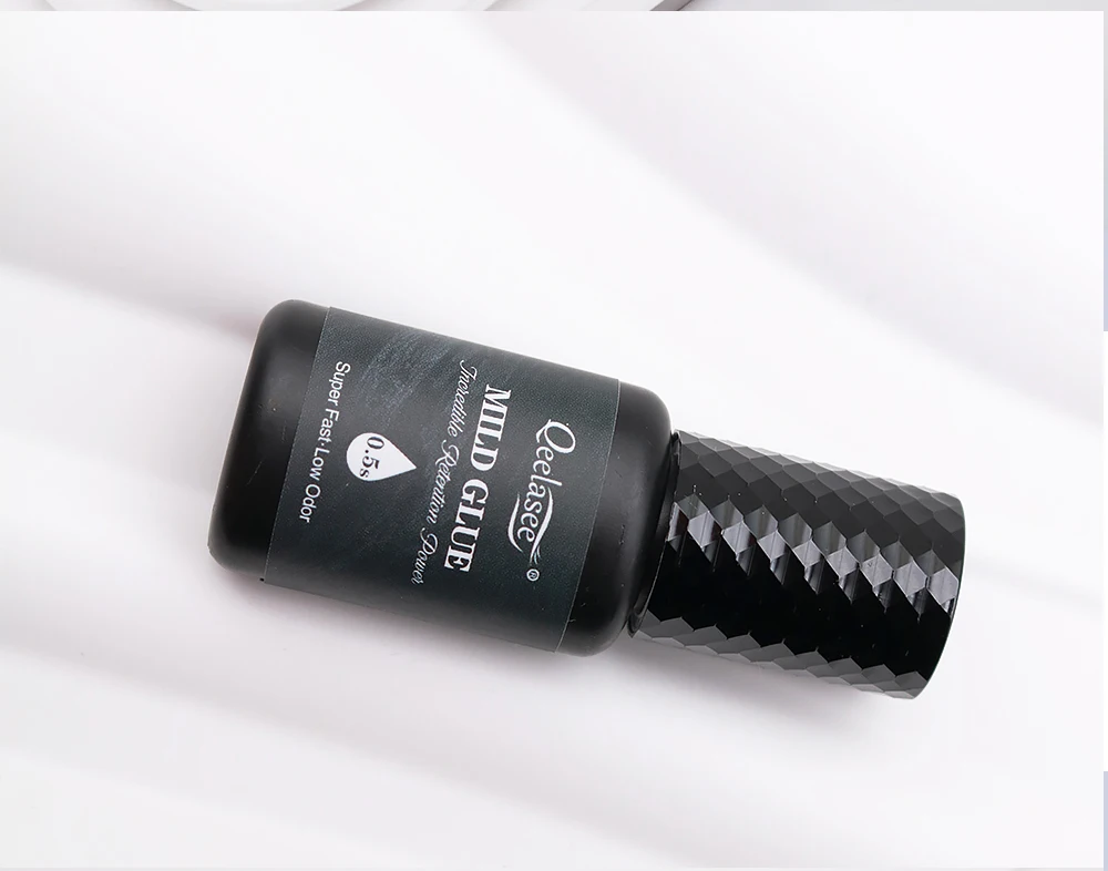 Qeelasee 0,3-1s Schnelltrocknender Wimpernverlängerungskleber Vegan Schwarz Hypoallergen Professionell Langanhaltend Wasserfest – Detail 19