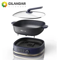 Household detachable hot pot large capacity multi-function split frying and frying electric hotpot electric cooker 1