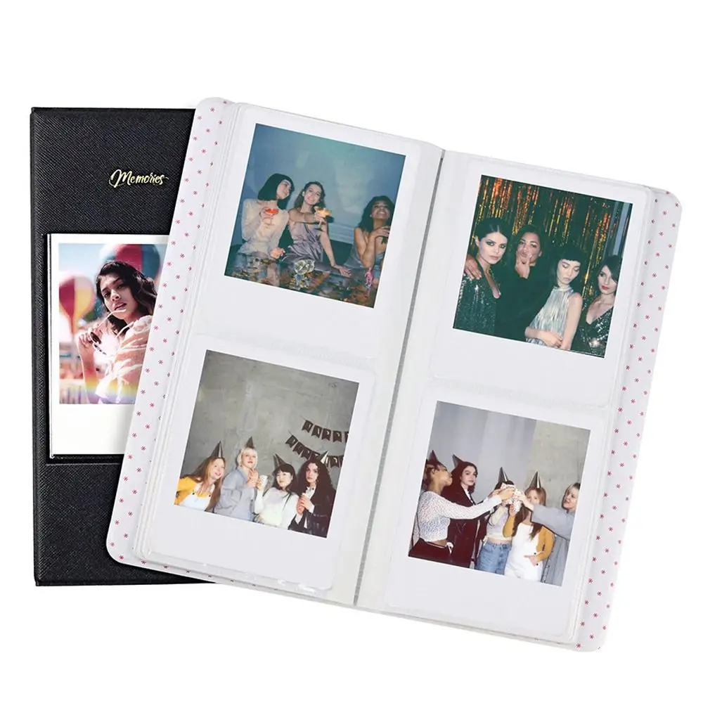 Album Fotografico A 64 Tasche Fotocamera Istantanea Custodia Per Foto Da 5 Pollici Stamp Ticket Book Per Polaroid 600/Fujifilm Instax W210/W300