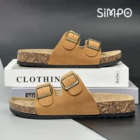 Sandales de plage pour femmes et hommes, pantoufles d'extérieur de styliste, chaussures confortables à enfiler, adaptées à l'extérieur, été, 2024 4