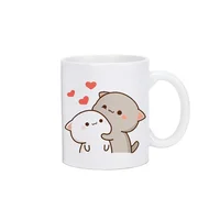 Panda Bear Bubu Dudu Coffee Milk Cup Cups and Mugs Free Shipping Thermo Coffee Cup to Carry Mug Ceramic and Pottery Drinkware 6
