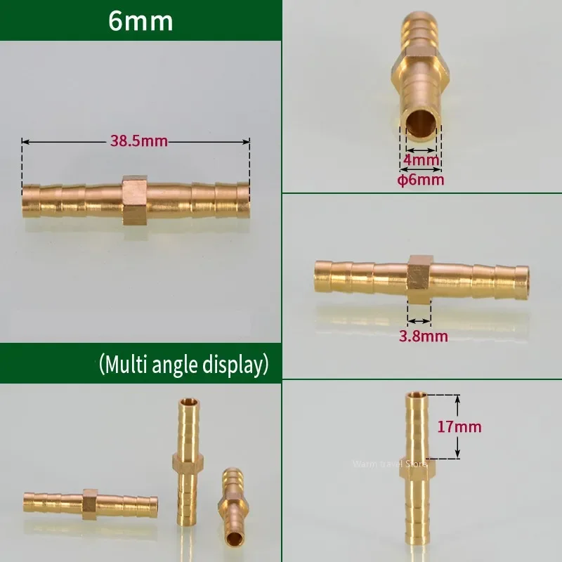 Versatile Brass Pipe and Hose Connector