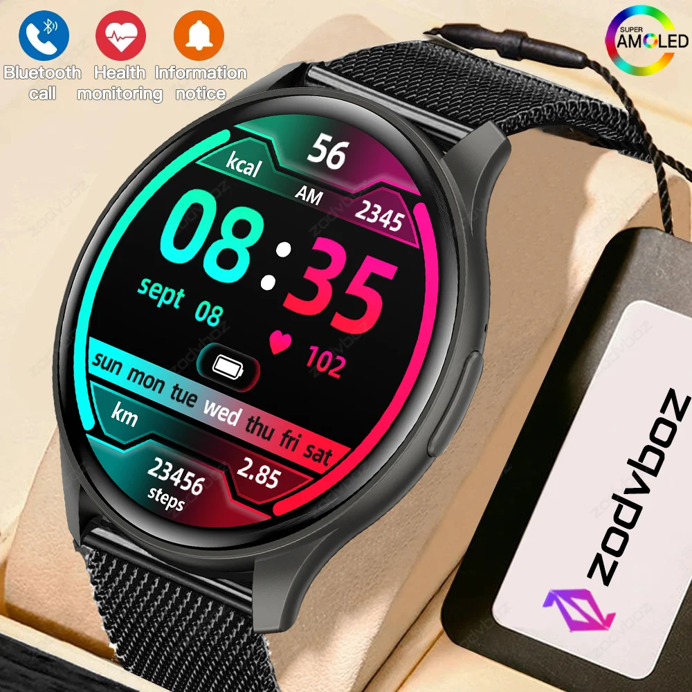 

2023 New 1.43 Inch AMOLED Smart Watch Men Voice Calling Sport GPS Tracker Blood Glucose Monitor Women Smartwatch For Android IOS