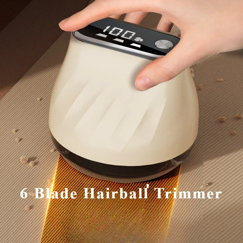 Rechargeable Lint Shaver Lint Remover Fabric Shaver for Clothes with LCD Display Sweater Shavers to Remove Pilling Fuzz Remover 2