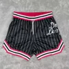 Mens Shorts Basketball Sports Training Jogging Gym Bodybuilding Slim Stripe Varsity Street Summer Beach 2
