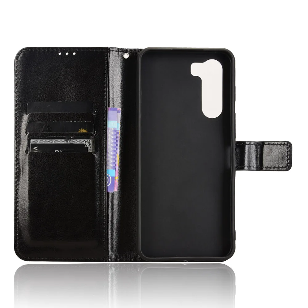 For ZTE Nubia S 5G Case Luxury Leather Flip Wallet Case for Nubia S 5G A403ZT Stand Function Card Holder Magnetic Back Cover