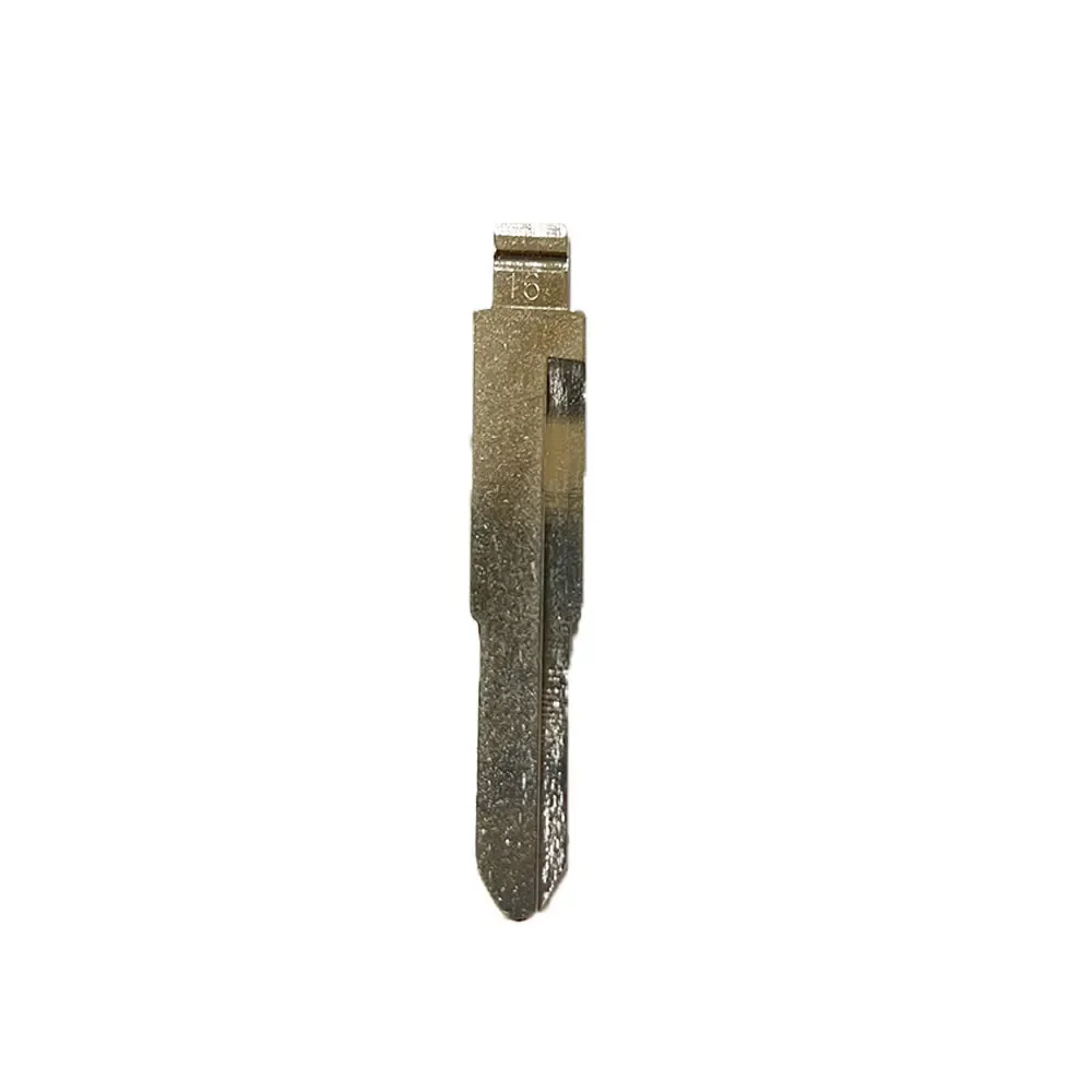 10pcs #16 Uncut Flip Blank Key Blade KD VVDI Remote Car Key Blade for Mitsubishi Suzuki Alto Car Replacement Accessories