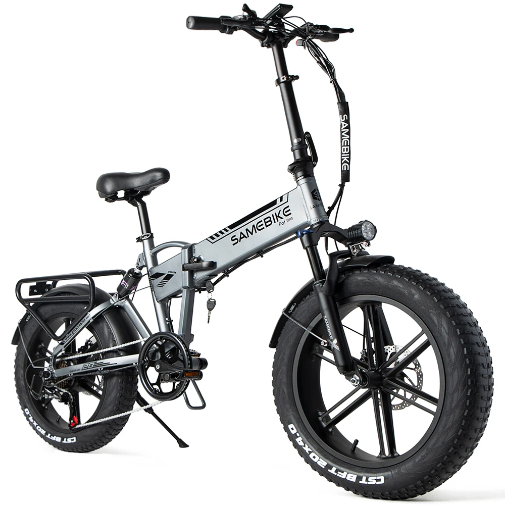 SAMEBIKE XWXL09 Electric Bike 500W 48V 10AH 20 Inch Fold MTB Bike Fat Tire  Electric Bicycle Full Suspension MTB Ebike| | - AliExpress