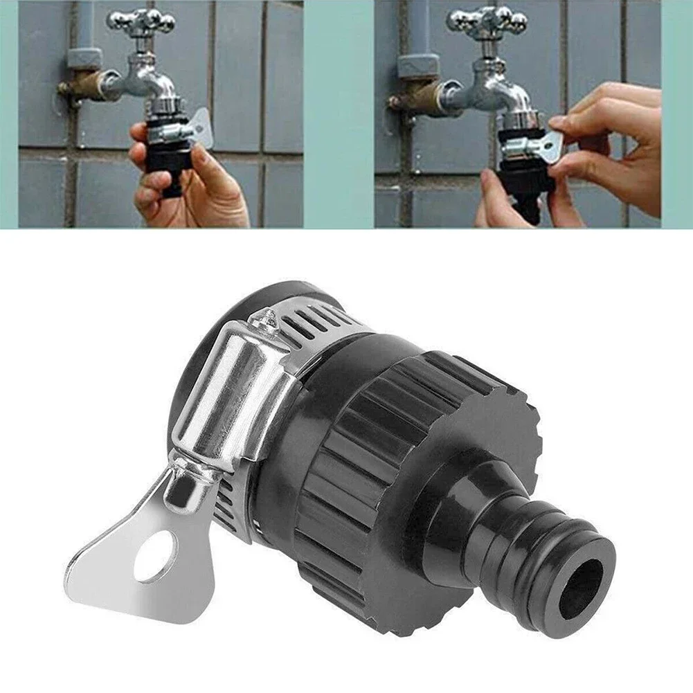 Universal Garden Hose Pipe Fitting Faucet Adapter Kitchen Bath Tap Mixer Tap Faucet Multi-function Faucet Adapter O-ring Water 4
