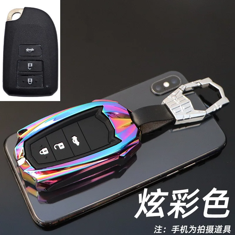 

Zinc Alloy Car Key Case for Toyota Yaris Yarisl X Hiace Vios Verso Camry Corolla 2020 2021 2022 Smart Remote Key Cover Keychain