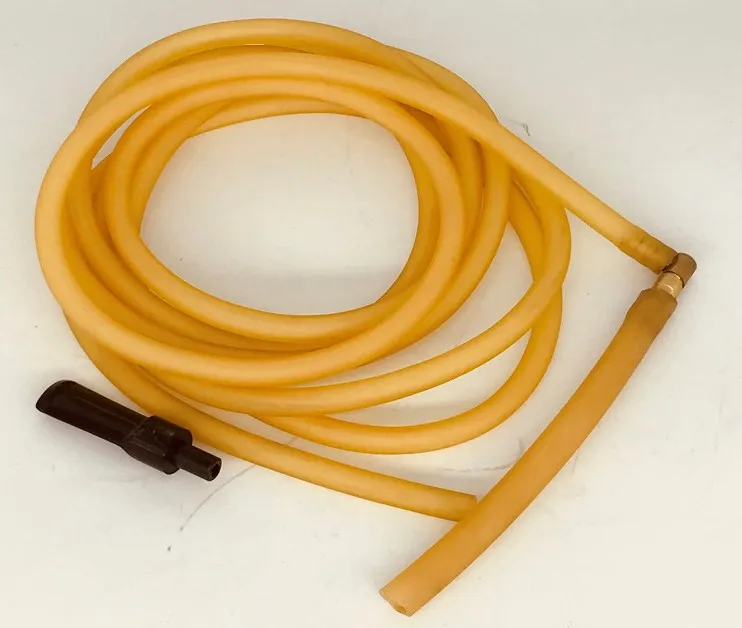 Lamp worker blowing hose, thermoplastic glass blowing pipe, glass pipe