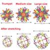 Telescopic Ball Children's Magic Outdoor Flower Ball Throwing Ball Kick-off Stretching Flower Ball Parent-child Interactive Toy 3