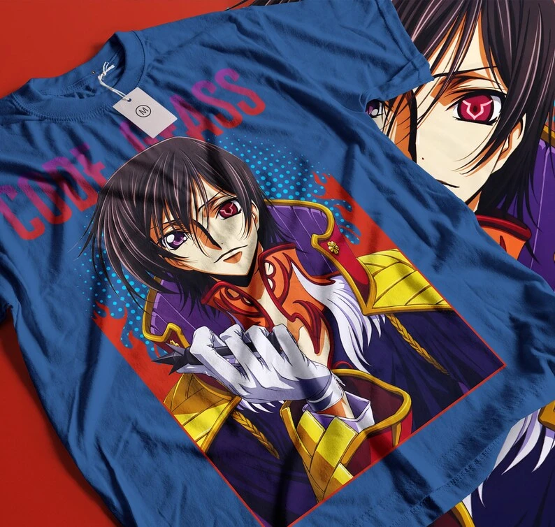 Code Geass Oversized Unisex Cotton Streetwear T-Shirt