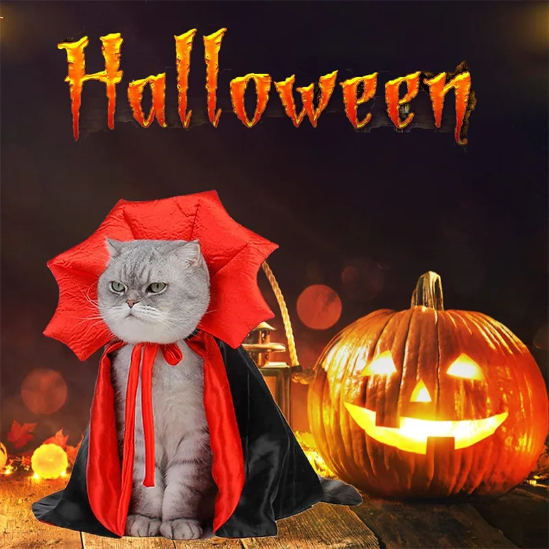 Vampire Pet Cloak Costume 3