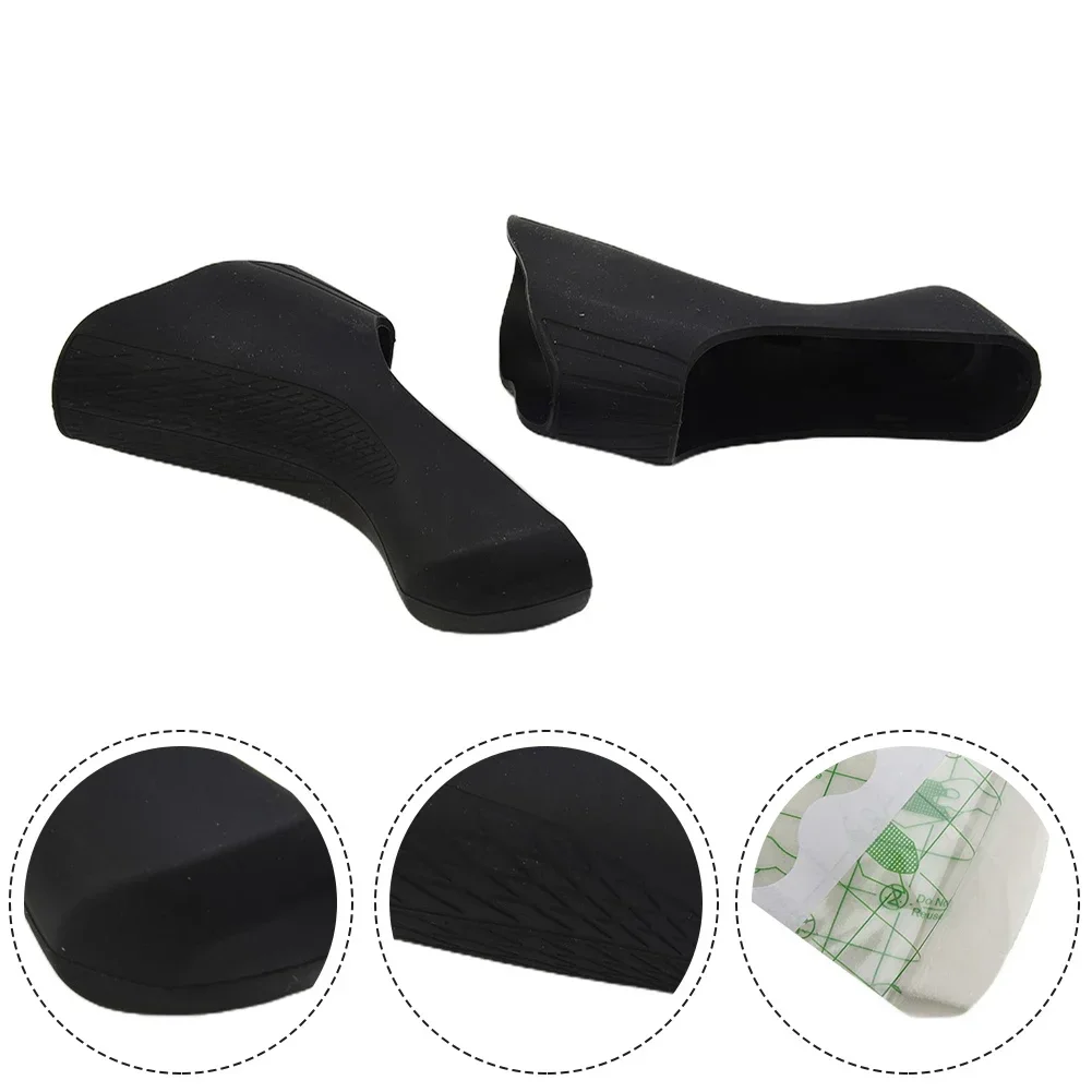 1 Pair Bracket Covers Road Bike Shifters Protective Hoods Gear Shift Covers For Shimano-ST-6800/5800/4700/4703 Bike Parts Black