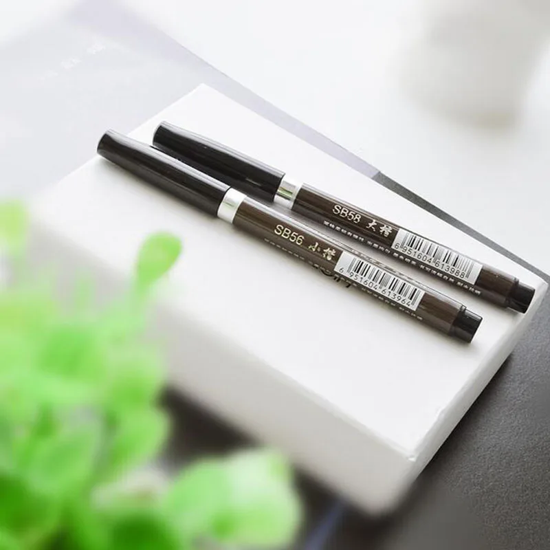 Brush Calligraphy Pen Chinese Word Learning Art Drawing Mark Sign Pen Stationery School Supplies calligraphy brush pens
