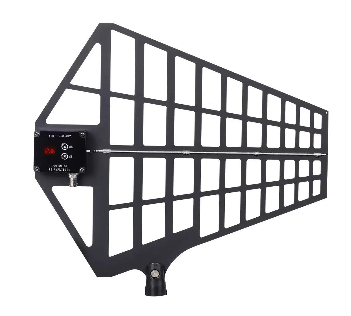 Wireless Microphone Active Directional Power Antenna With Gain Switch 460-970MHz For UHF Wireless Microphone Up To 300 Meters