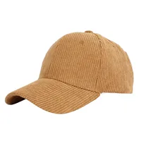 Corduroy Baseball Cap For Men Women Autumn Winter Unisex Solid Color Cap Adjustable Snapback Hats 1