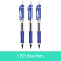 3 Blue Pens