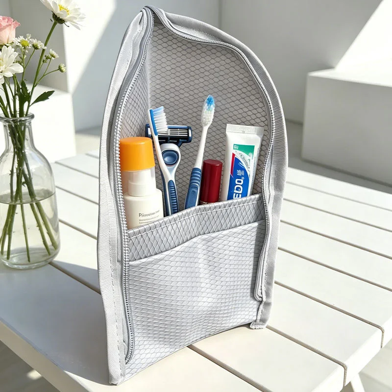 All-in-One Travel Zipper Toiletry Organizer and Storage Bag