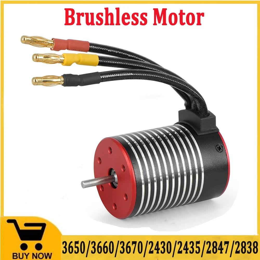 3650/3660/3670/2430/2435/2847/2838 Waterproof Brushless Motor for 1/8 1