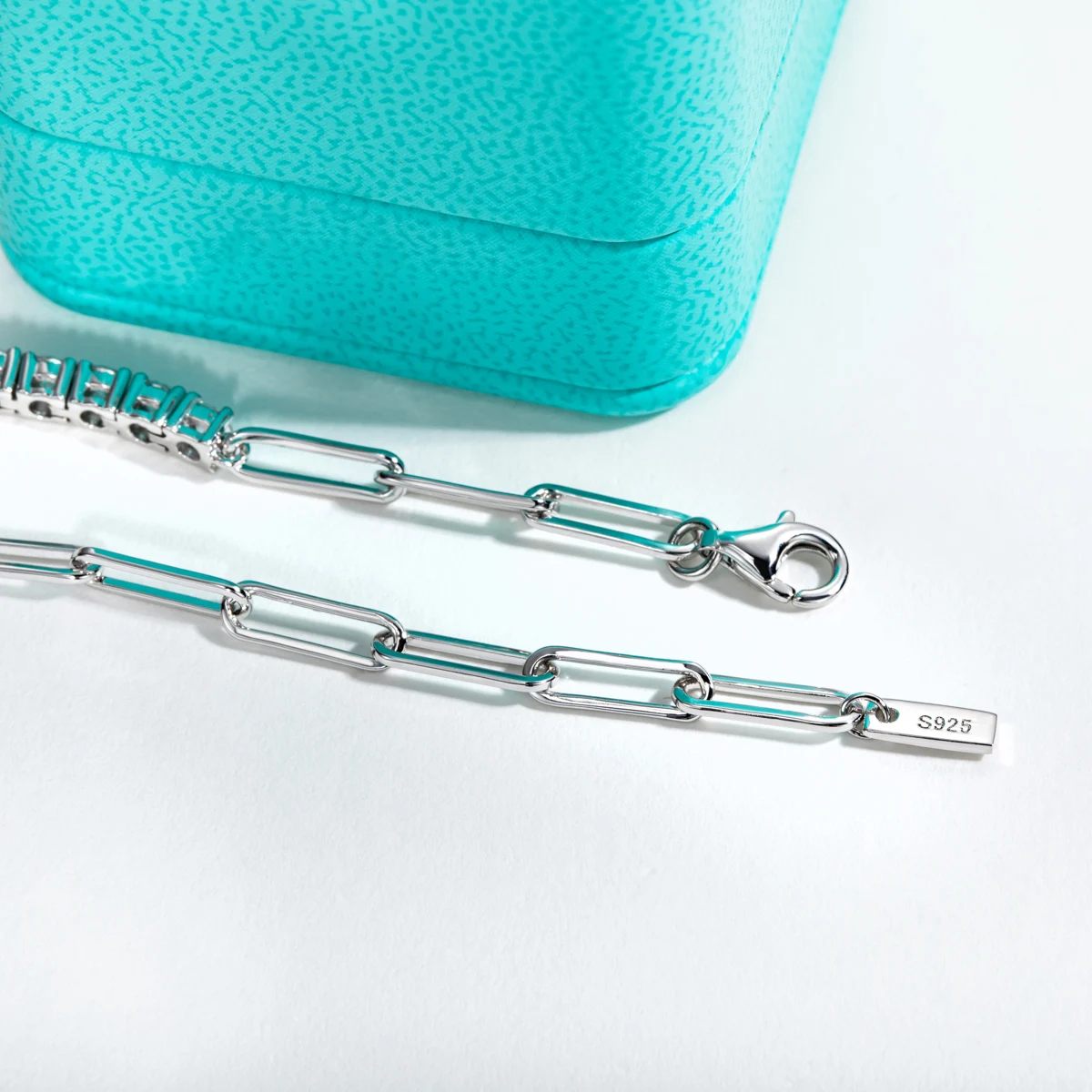 AnuJewel 여성용 모이사나이트 테니스 팔찌, , 실험실 제작 다이아몬드, 조정 가능한 팔찌, 3mm, 16 + 4cm
