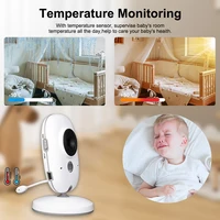 Two-way Audio Night Vision Surveillance Cameras with Temperature Display