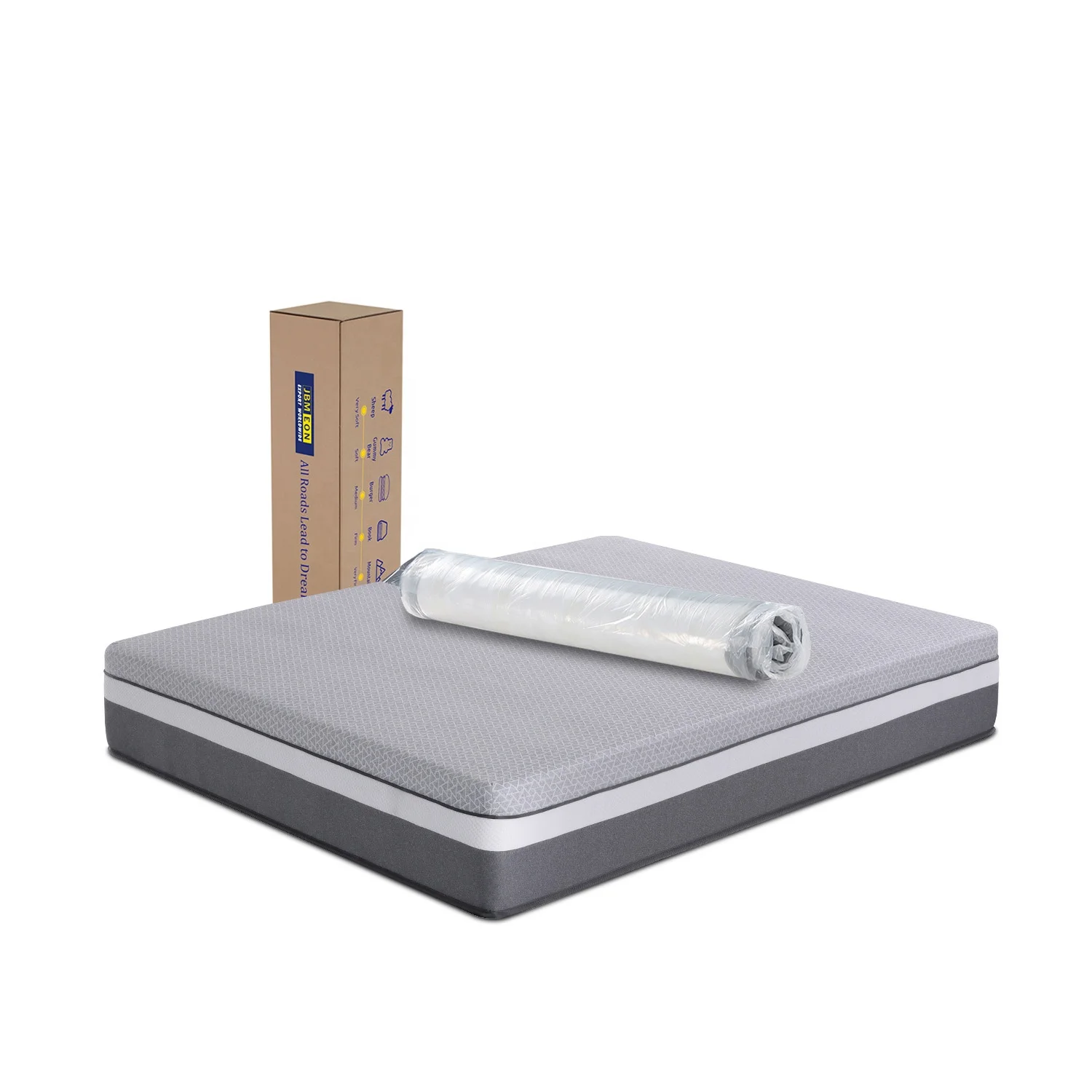 Materasso In Memory Foam Gel Da 10 Pollici In Una Scatola King Queen Size Materassi A Molle Insacchettate Multi Zone