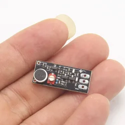 Wide Voltage FM Band Wireless Microphone Transmitter Module (Black)