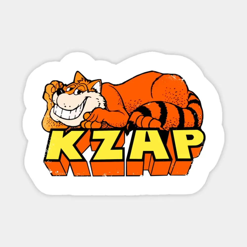 

Kzap Cat (Alt) Sticker for Laptop Decor Bedroom Car Cute Cartoon Art Fashionable Public Suitcase