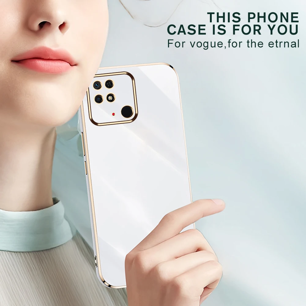 Plating Texture Case for Xiaomi Redmi 10C cover cases for Redmi 10C Redmi 10 C C10 Shockproof Phone Case_voghion.com