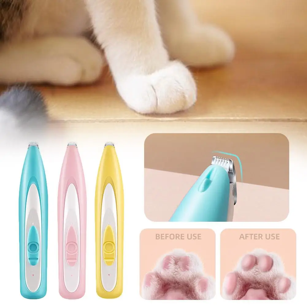 

Electric Dog Clippers Professional Pet Foot Hair Trimmer Dog Grooming Hairdresser Dog Shear Butt Ear Eyes Hair Cutter Pedicure