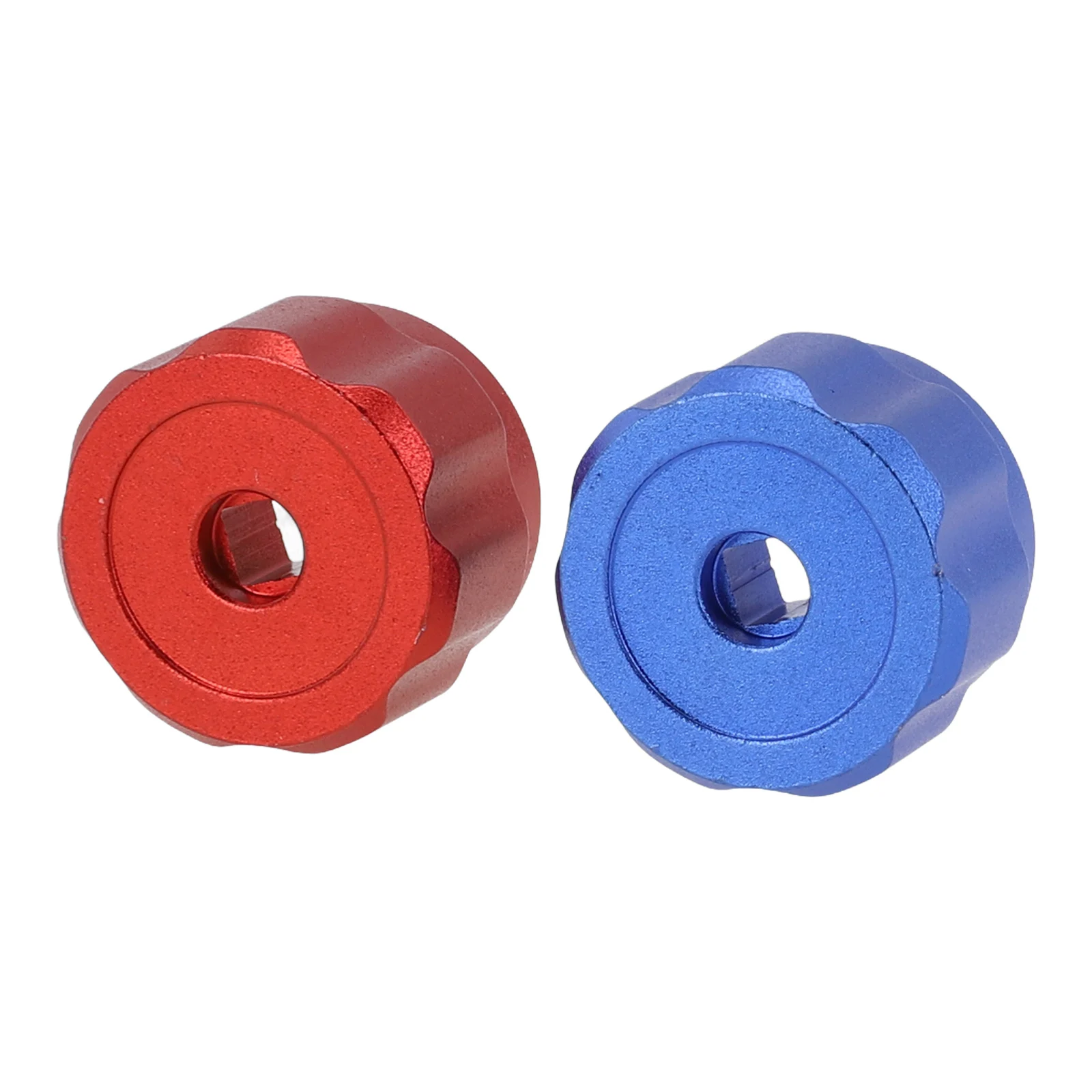 Round Wheel Handle Faucet Handles Manifold Gauges Knob Aluminum Alloy Red Blue Instrument Knob Tools Accessories faucet handles