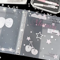 WAKAWAKA A5 Binder Organization  Ring Binder Notebook Scrub Loose-Leaf PP Inner Core Cover Note Book Journal Planner Office 5