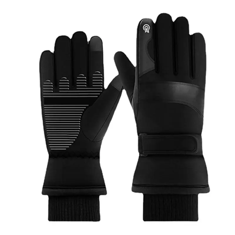 

Зимние водонепроницаемые перчатки, теплые перчатки, варежки с сенсорным экраном, грелка для рук, воздухопроницаемая грелка для холодной погоды, бега, вождения