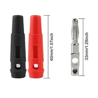 10Pcs 32A High Current Screw Type 4mm Banana Plugs Male Stackable Connector Speaker Cable Adapter 4mm High Current Banana Plugs - Image 5