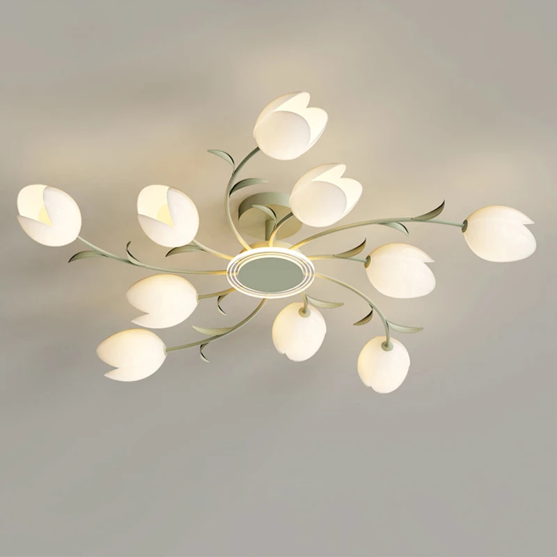 

Modern Living Room LED Chandelier Lighting Simple Dining Room Pendant Lamps Creative Bedroom Lamp Bar Study Aisle Ceiling Light